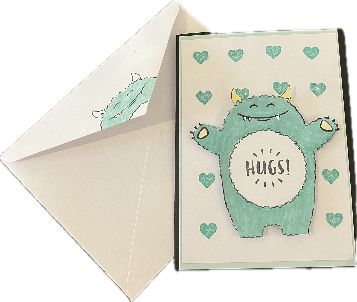 Card Hug Monster