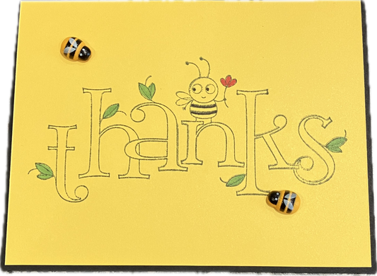 Cards Bee thankful