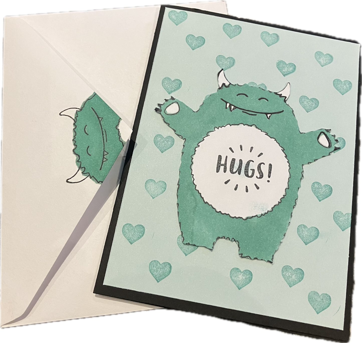 Card Hug Monster