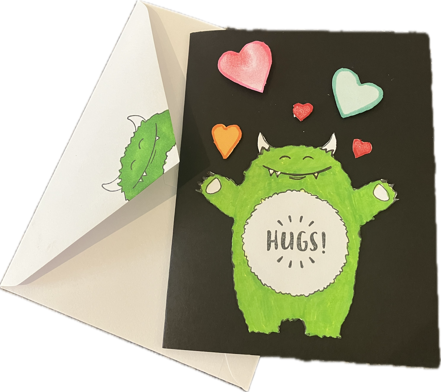 Card Hug Monster