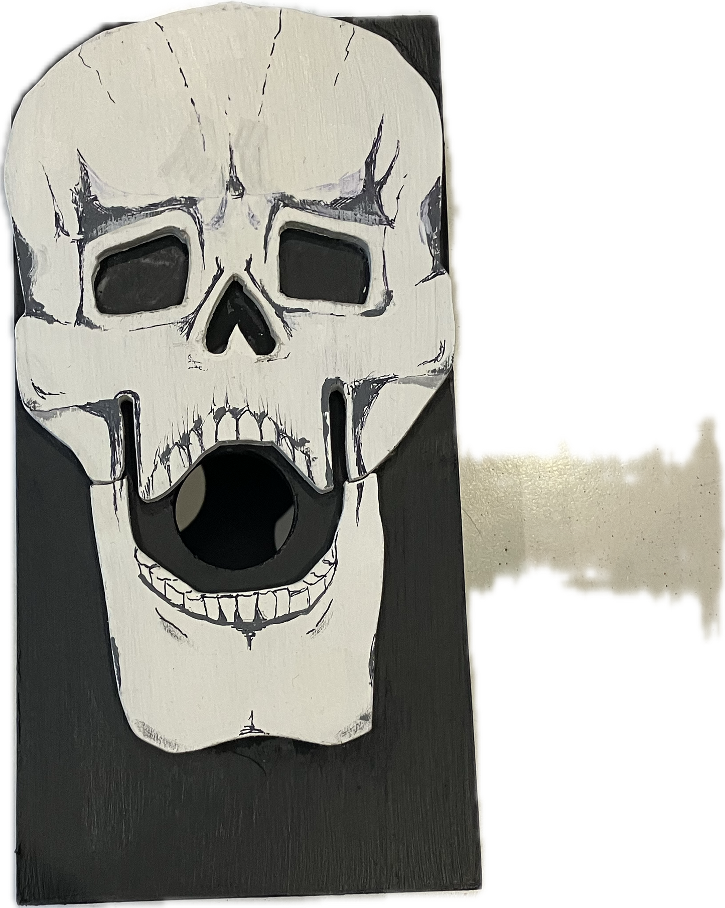 Skull tissue box cover